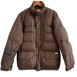Burton Jacket Mens M Brown Goose Down Puffer Coat Ski Snowboard Outdoor Gorpcore